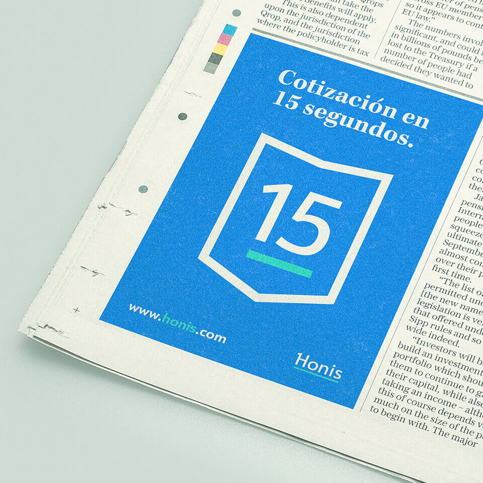 honis propaganda on a newspaper