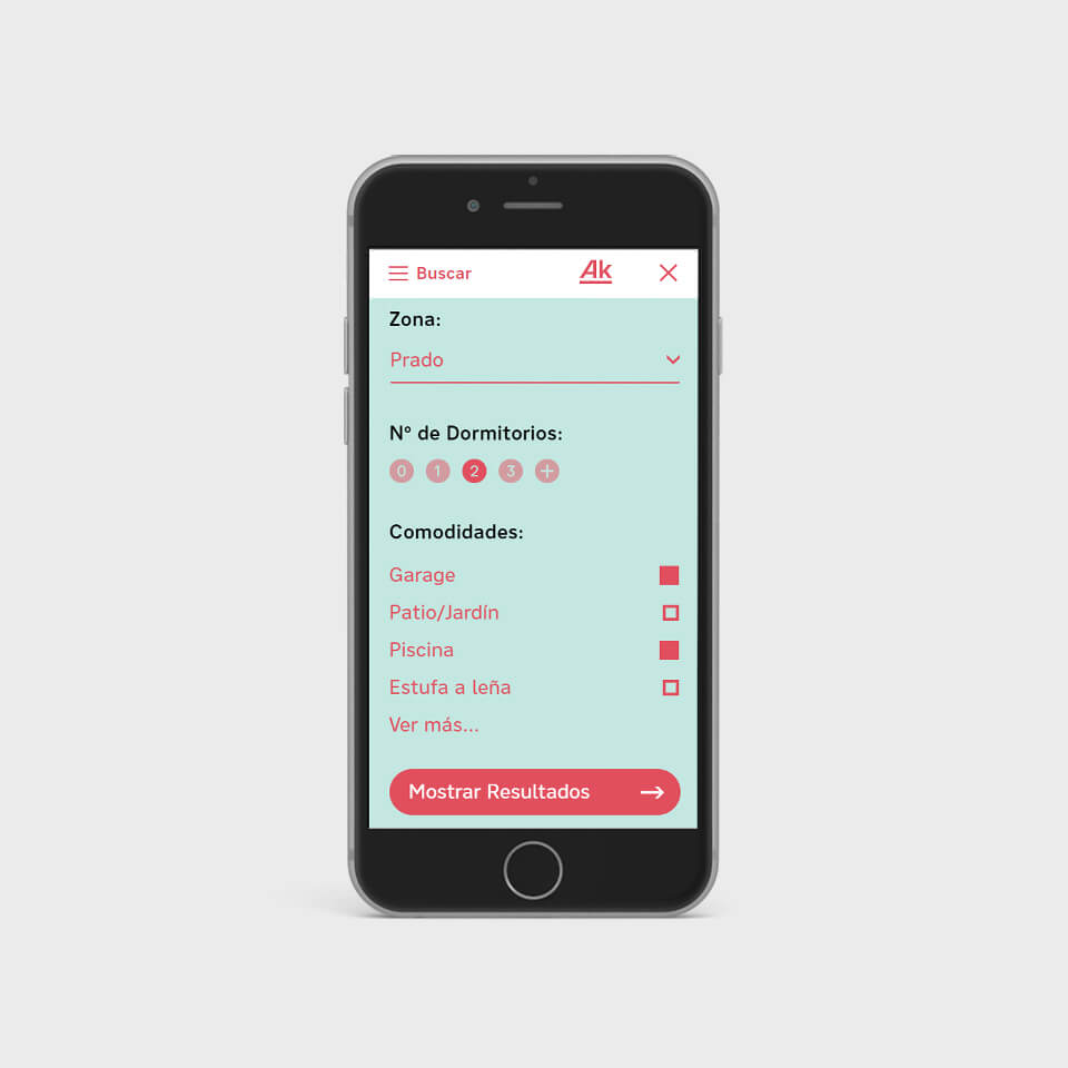 Arkontes - Website UI Advanced Search form